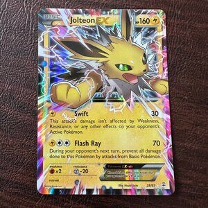 New Jolteon EX 28/83 XY Generations Holo Rare Pokemon Card